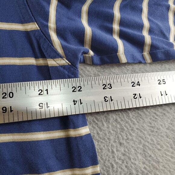Blue Striped Polo Shirt - Picture 3 of 8